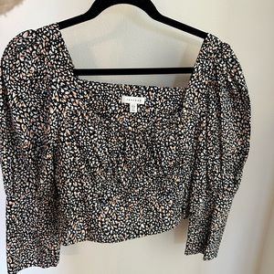 Topshop Leopard Print Top  🐆